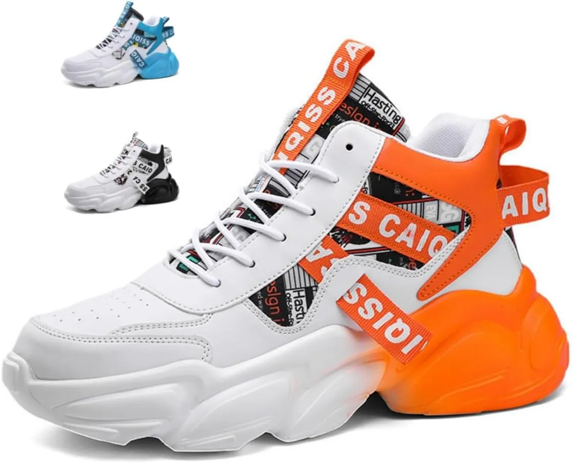 ??????'?? ?????????????? ?????????? Chunky Sneakers Casual Trainers Fashion Workout Gym Tennis Shoes Trendy Youth Student Thick Sole for Men