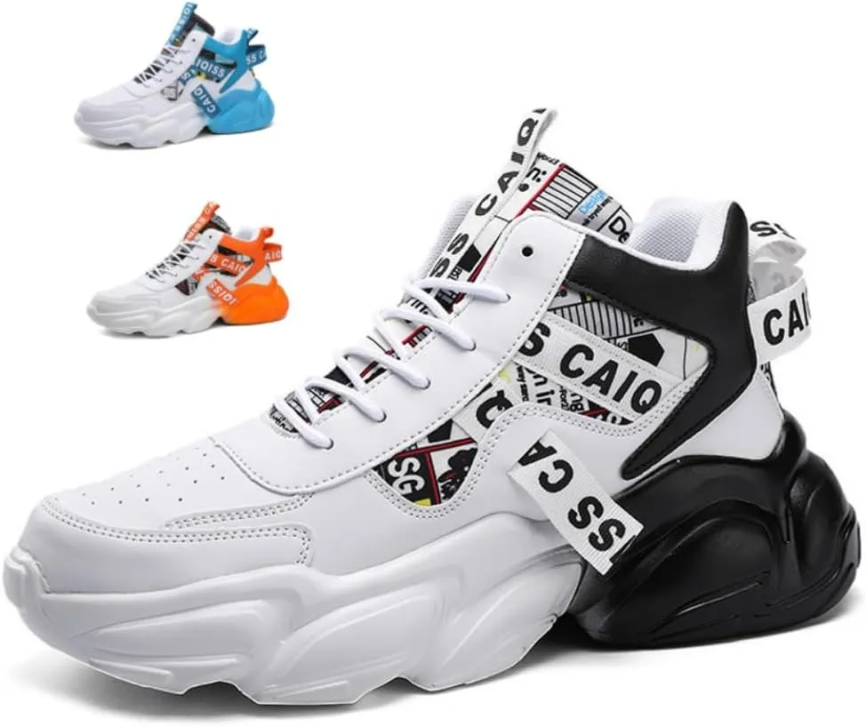 ??????'?? ?????????????? ?????????? Chunky Sneakers Casual Trainers Fashion Workout Gym Tennis Shoes Trendy Youth Student Thick Sole for Men
