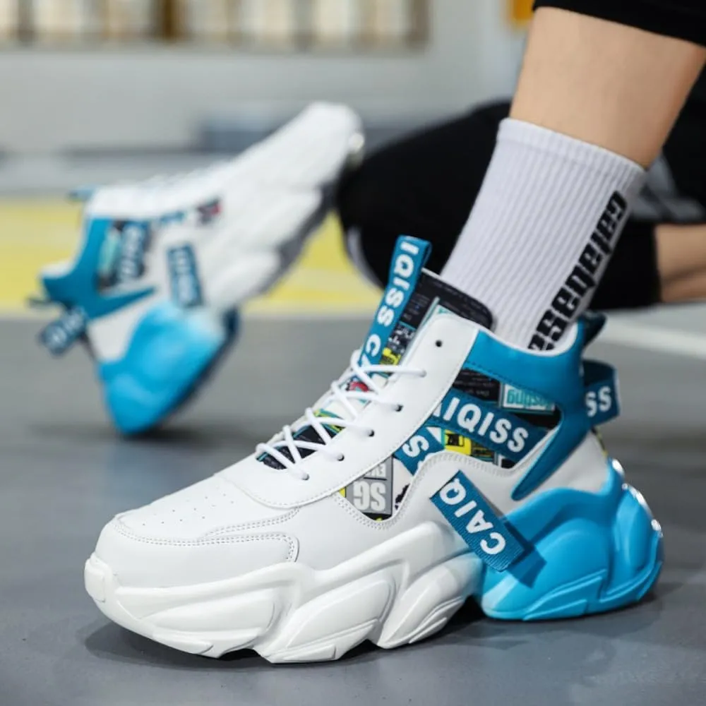 ??????'?? ?????????????? ?????????? Chunky Sneakers Casual Trainers Fashion Workout Gym Tennis Shoes Trendy Youth Student Thick Sole for Men
