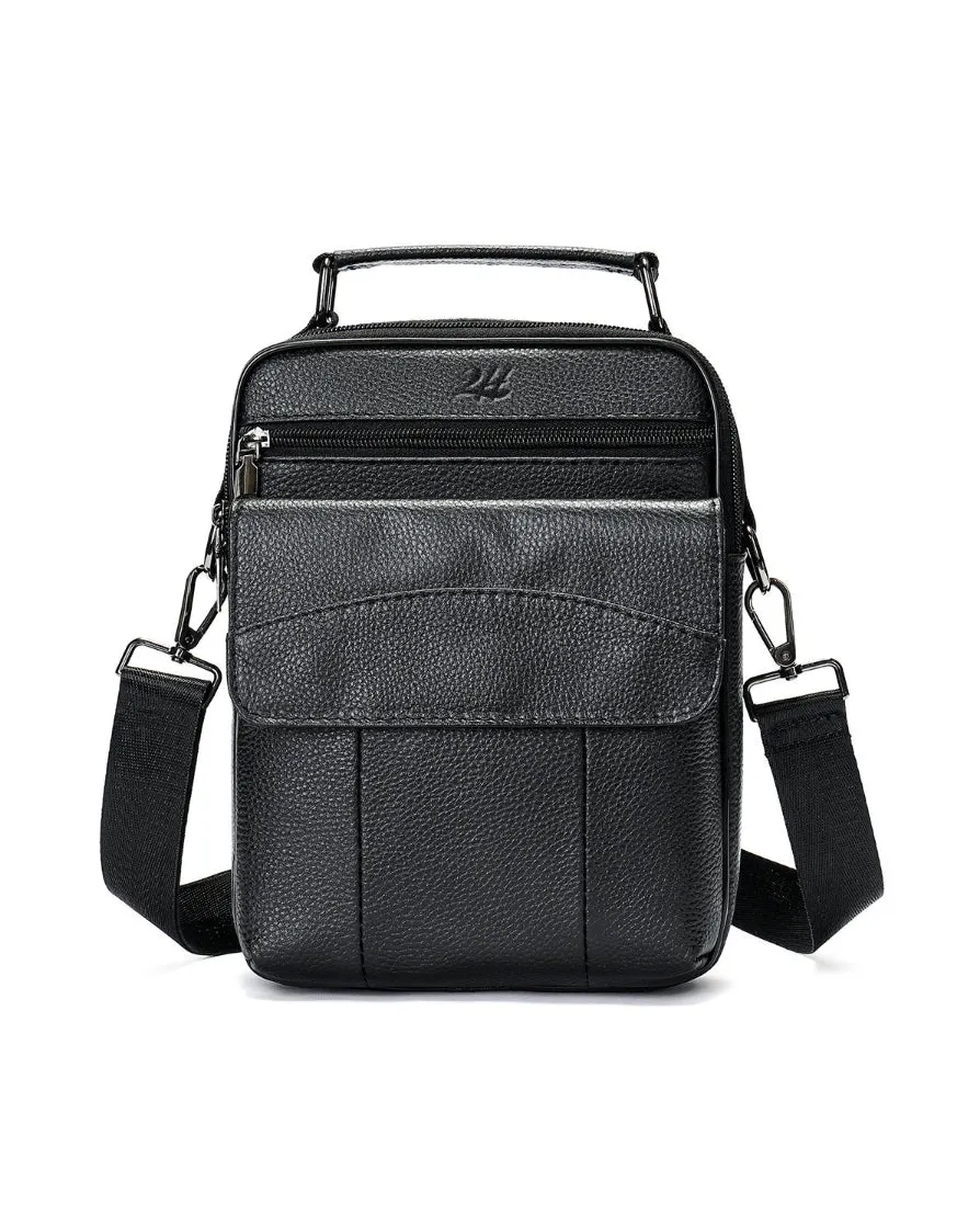 2H #6101 Genuine leather Shoulder messenger bag