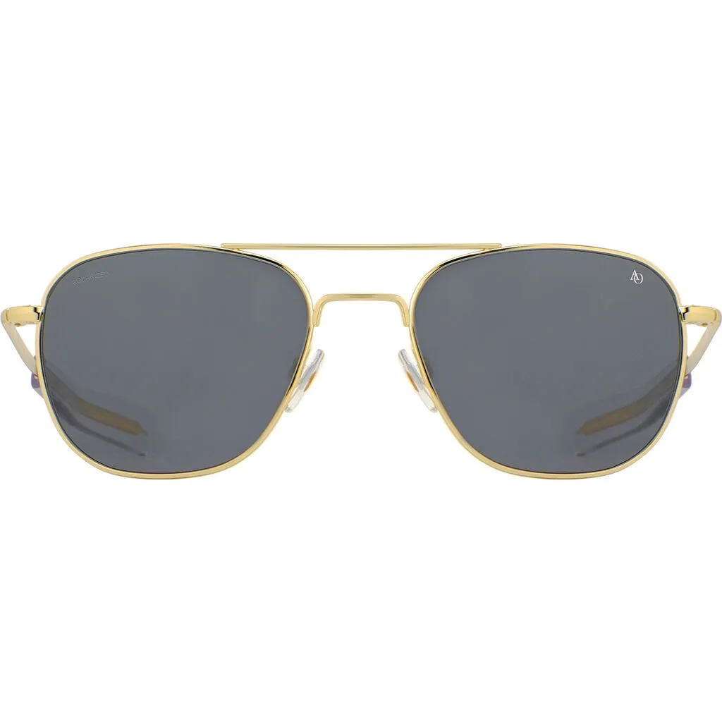 American Optical General Sunglasses | Gold/Glass Grey
