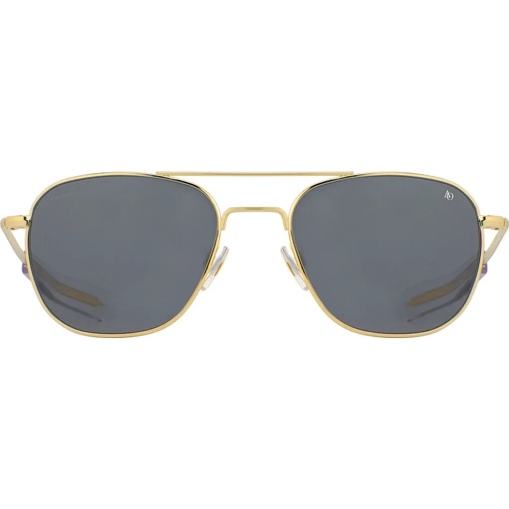 American Optical General Sunglasses | Gold/Polarized Nylon Grey