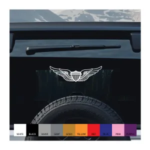 Aviation Wings Vinyl Decal