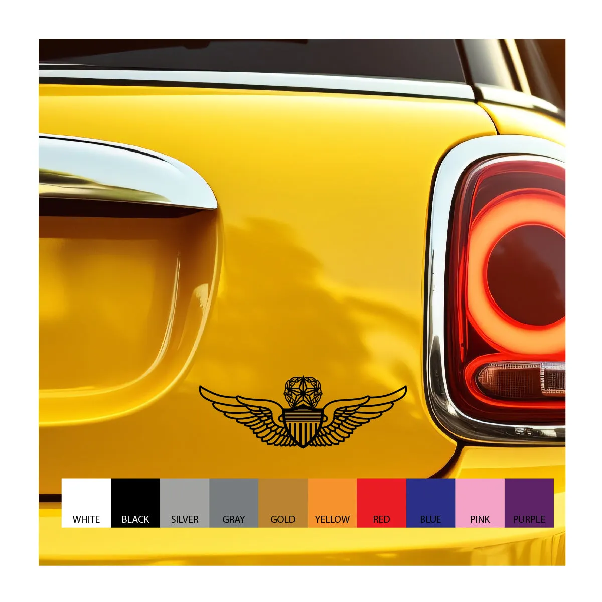 Aviation Wings Vinyl Decal