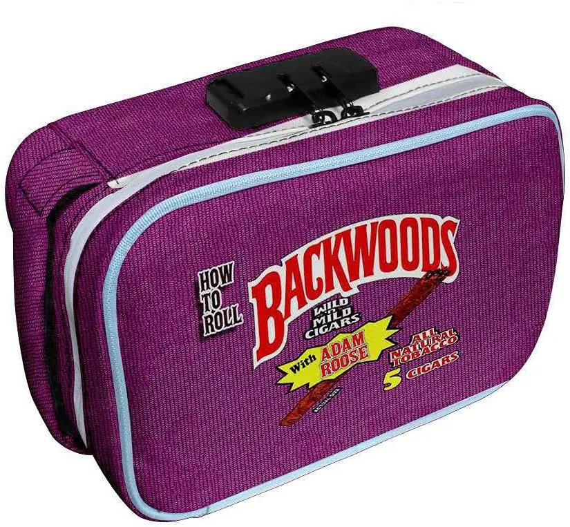 Backwoods Bags Smell Proof Bags Deodorant bags Storage Bags Travel Bags with Combination Lock- IndoorOutdoor (A9), 23*12*16cm