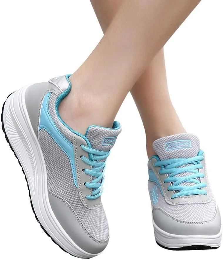 Black Sequin Gym Shoes for Women Walking Shoes Women Comfort Dressy Nurse Shoes for Women Comfortable Slip Resistant Trendy Wedge Sneakers for Women 2023 Womens Walking Sneakers for Plantar Fasciitis