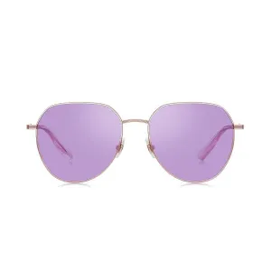 Bolon Women's Gold Metal Aviator Sunglasses BL7073/A31