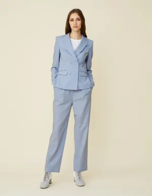 BORA AKSU WIDE-LEG PLEATED TAILORED TROUSERS