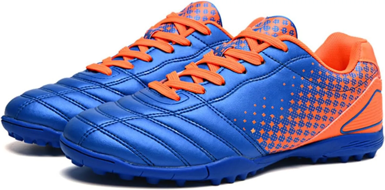 Boys Girls Soccer Cleats Kids Football Shoes High Top Training Youth Football Cleats Outdoor Athletes Shoes
