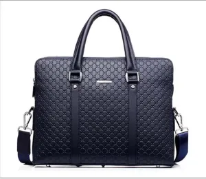 Briefcase Men Fashion Business Briefcase Leather Handbag Large Capacity Shoulder Bags Laptop Bags