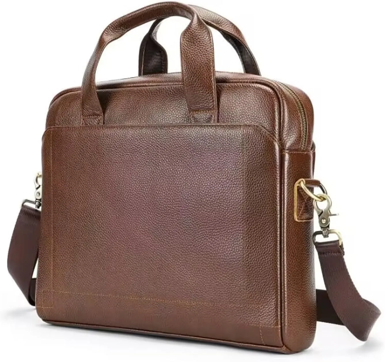 Briefcase Men Leather Laptop Bag Men Briefcase Office Bags Natural Leather Briefcase Porte-Documents Bags