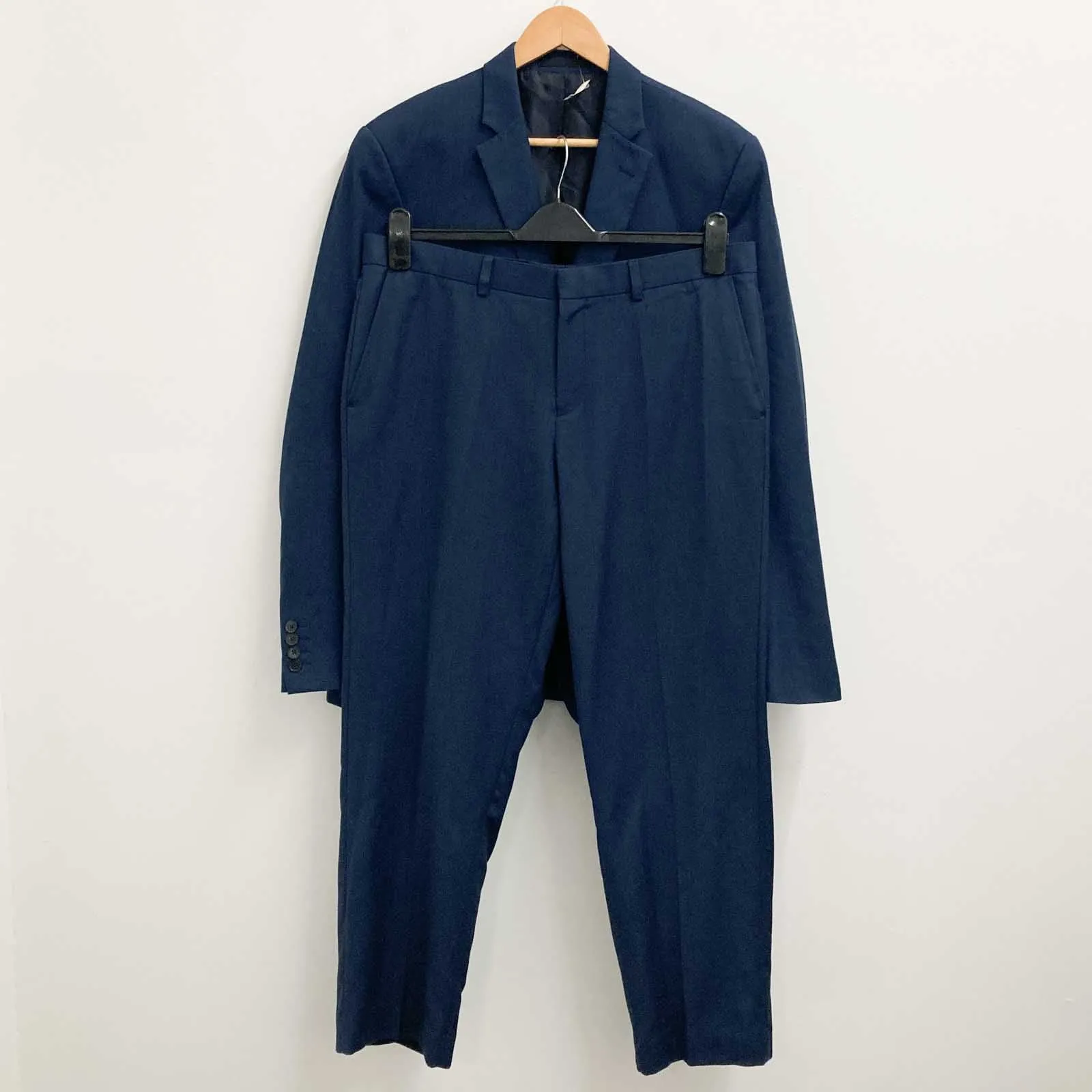 Burton Suit Jacket 42L Trousers 36S Blue Tailored Fit Two Piece