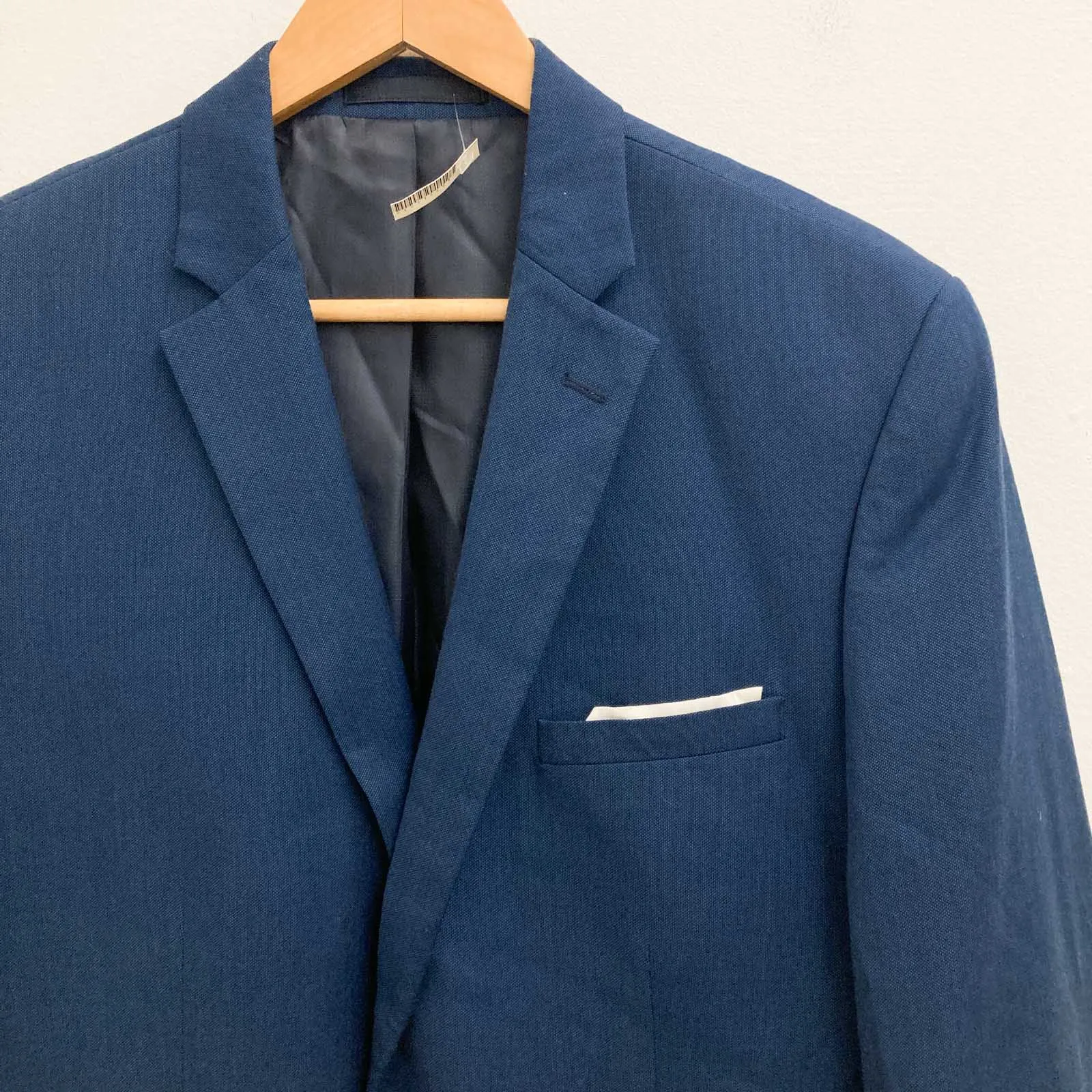 Burton Suit Jacket 42L Trousers 36S Blue Tailored Fit Two Piece