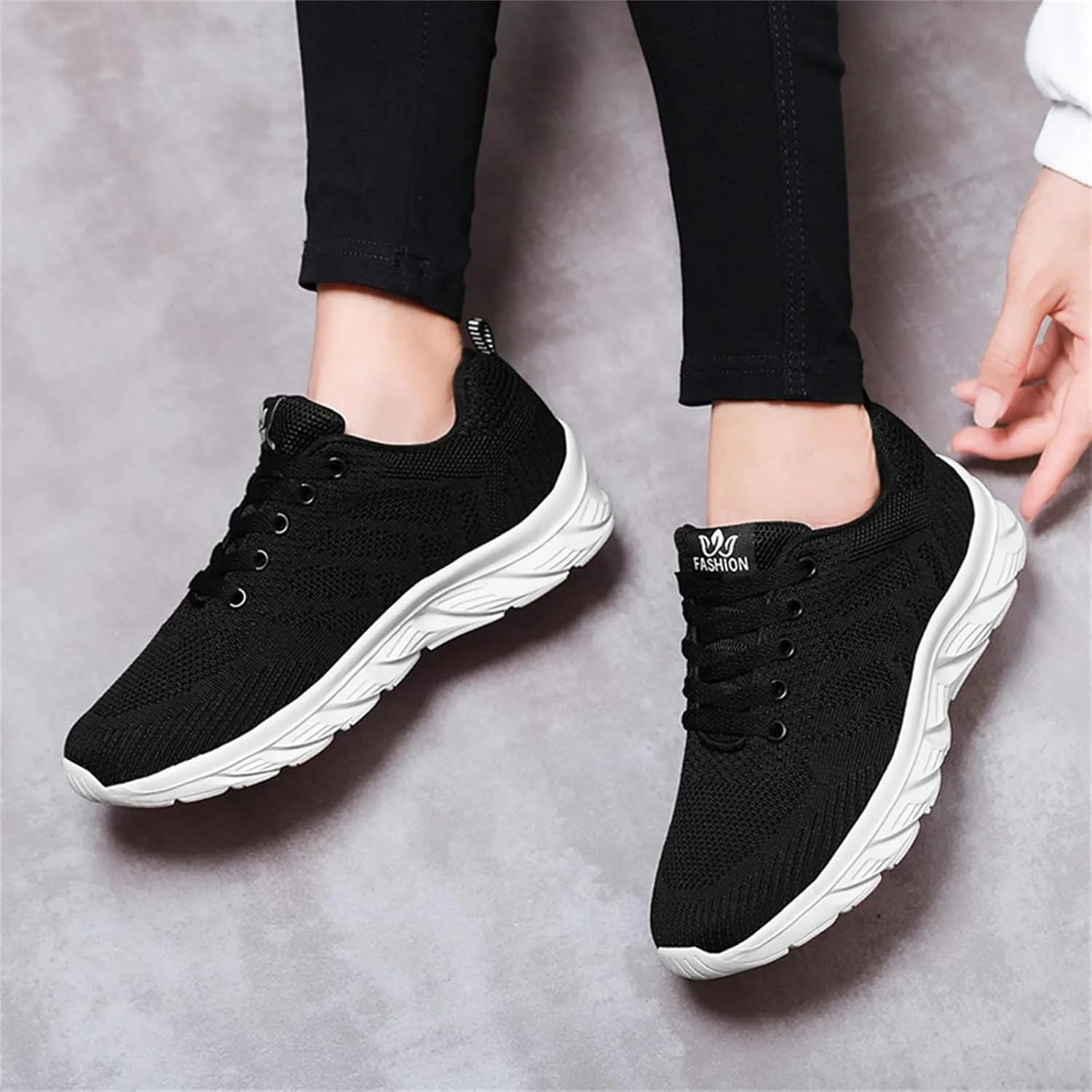 Cathalem Sneakers for Women Comfort Breathable Workout Walking Shoes Non Slip Running Tennis Shoes Gym Fashion Sneakers