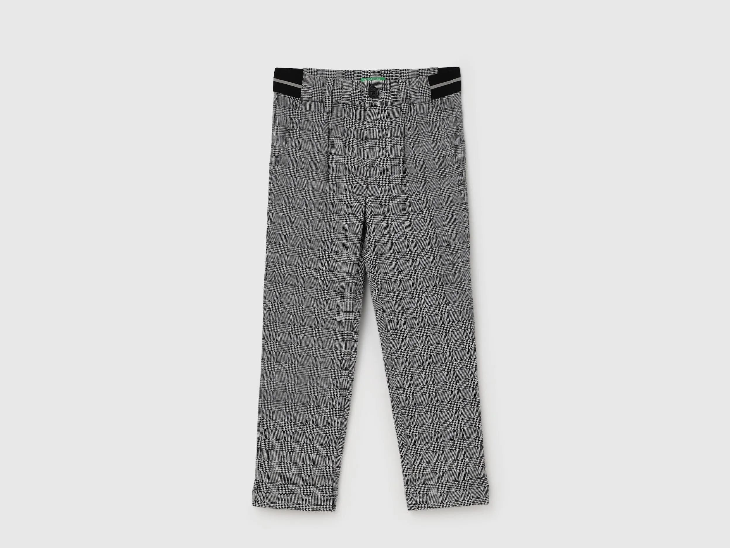 Checkered Regular Trousers