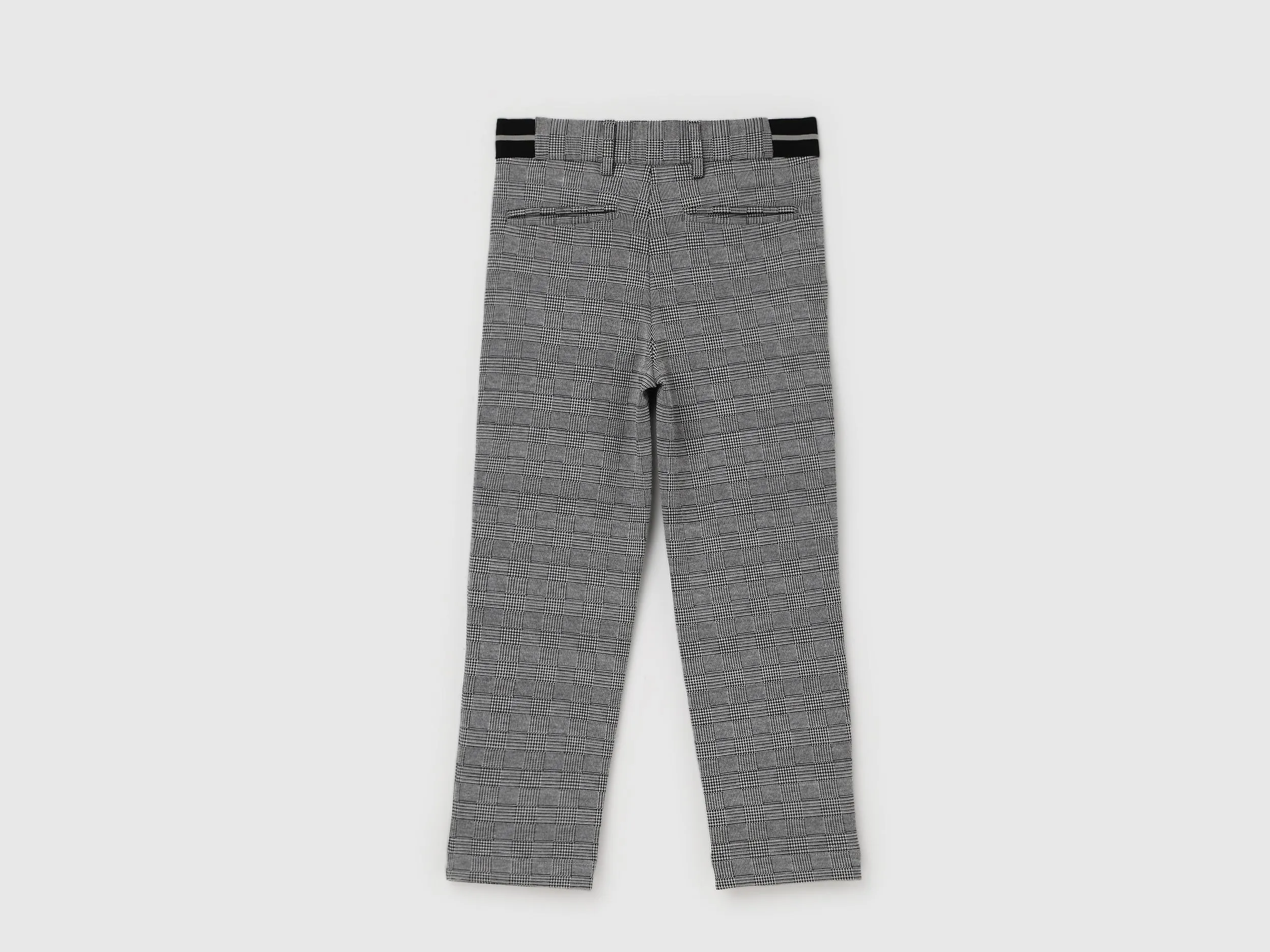 Checkered Regular Trousers