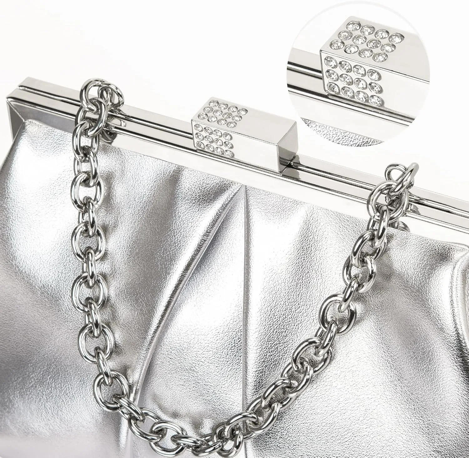 Clutch Purses for Women, PU Leather Evening Bag, Evening Handbags for Party, Prom, Wedding