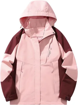 cooki Rain Coats for Women Waterproof with Hood Outdoor Lightweight Windbreaker Outdoor Long Rain Jacket Trench Coats