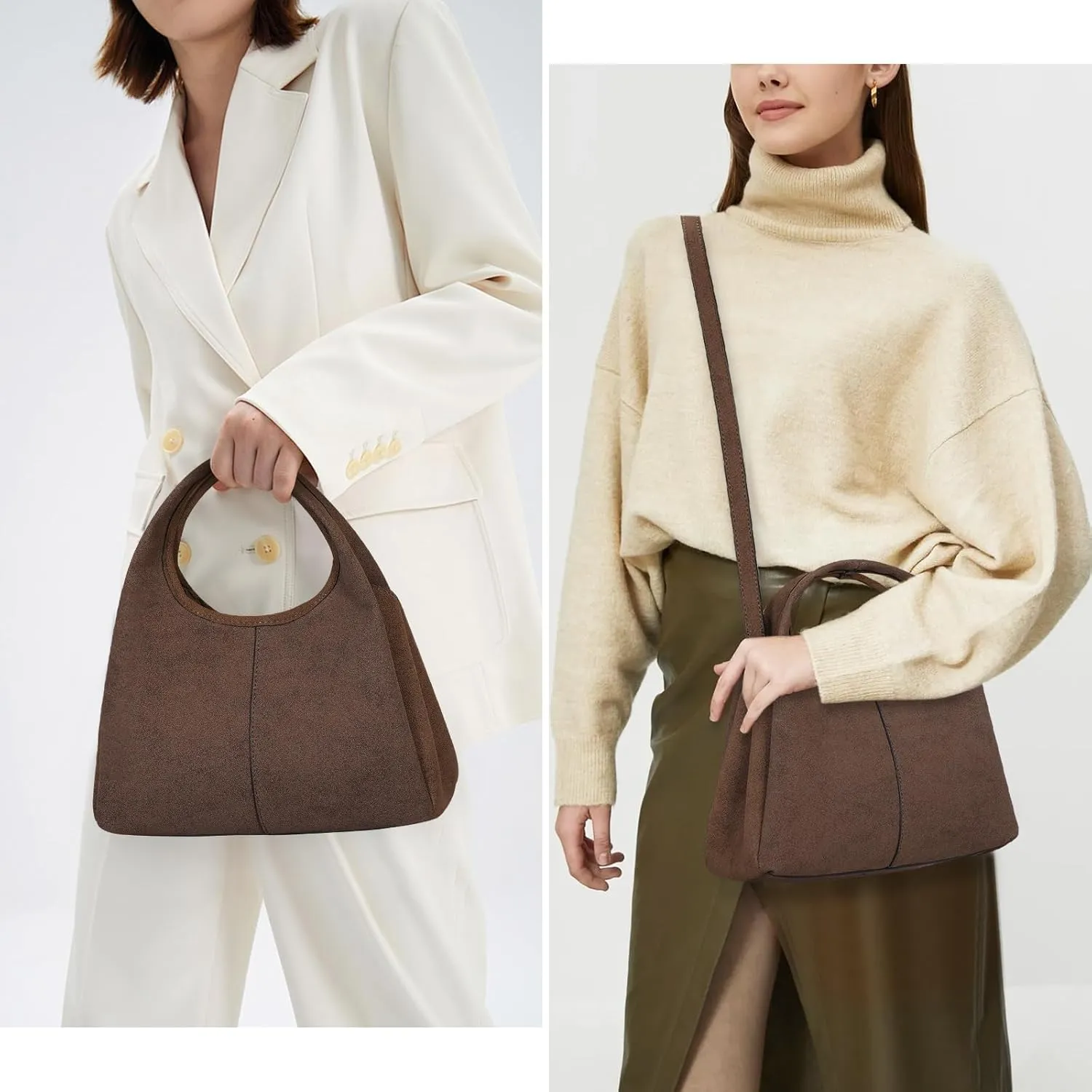 Crossbody Bag Top Handle Handbag for Women Trendy Purse Satchel Bags Pebble Leather Shoulder Bag Hobo Tote Handbag