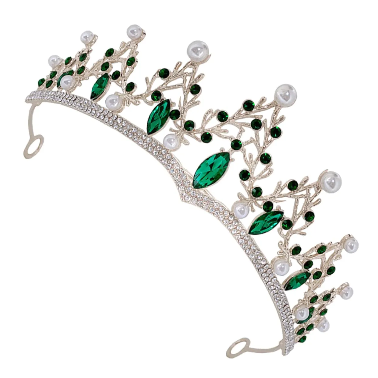 Crown Bridal Accessories Wedding Accessories for Brides Rhinestone Tiara Bride Tiaras Cosplay Accessories Birthday Accessories for Women Wedding Headpiece for Bride Zinc Alloy/2451