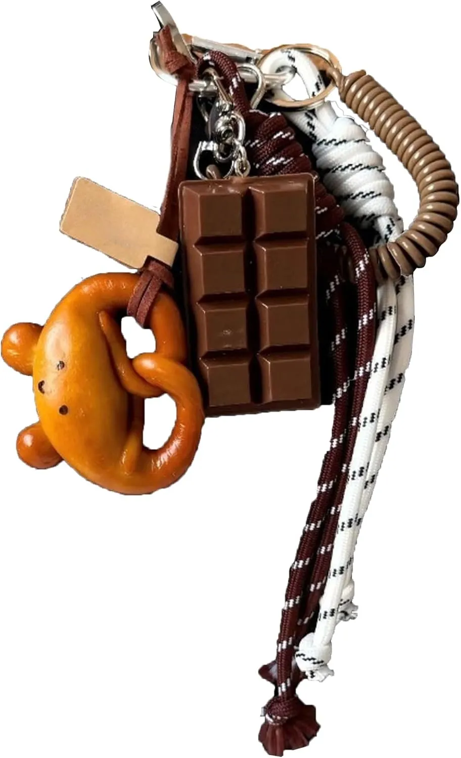 Cute Bag Charms for Handbag Cute Keychain Hanging Ornament Aesthetic Preppy Stuff 2024 Trendy Rope Purse Charm