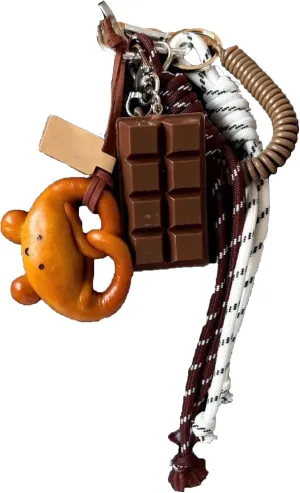 Cute Bag Charms for Handbag Cute Keychain Hanging Ornament Aesthetic Preppy Stuff 2024 Trendy Rope Purse Charm