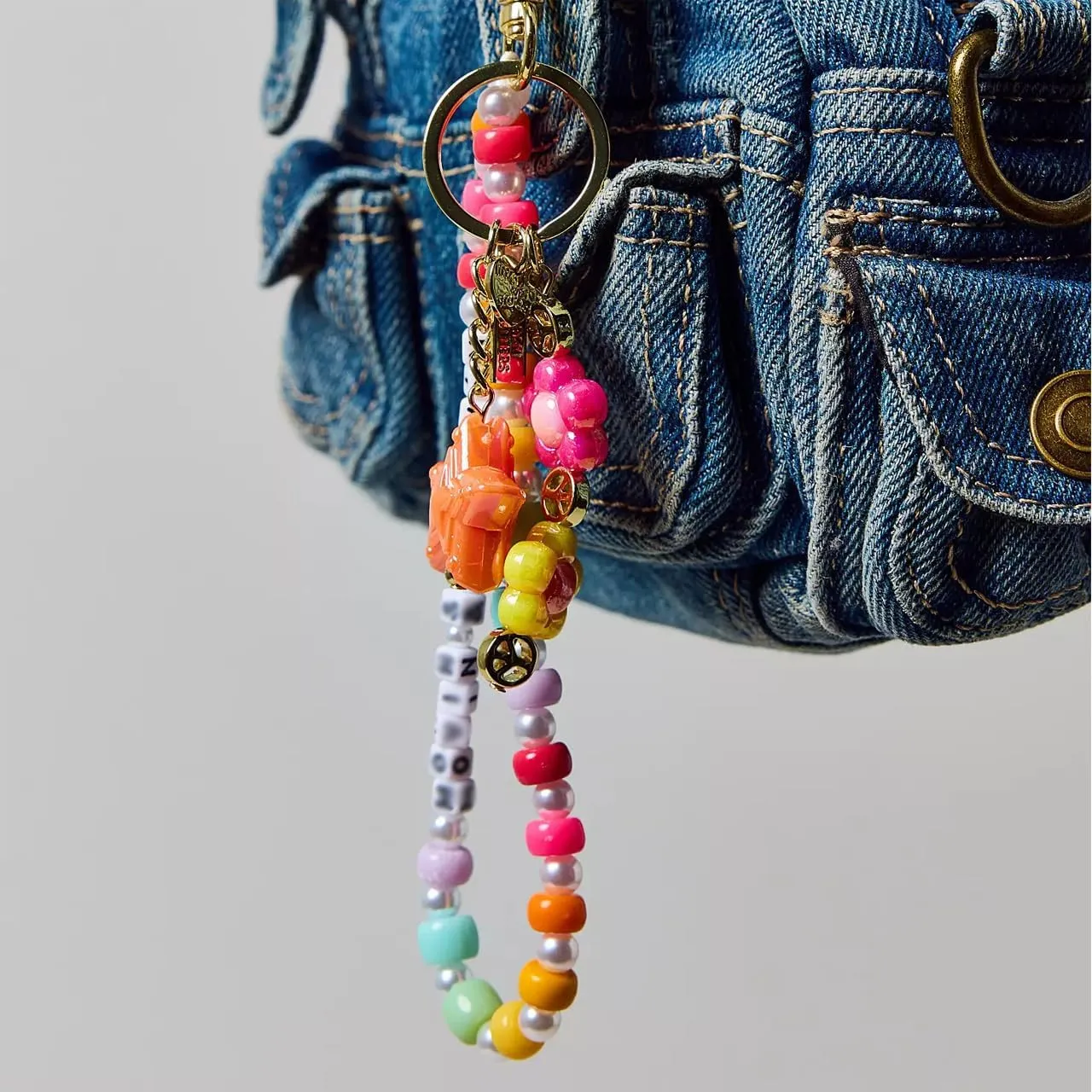 Cute Keychain Kawaii Y2k Accessories Bag Charms for Handbag Backpack Charm 2000s Aesthetic Stuff 2025 Trendy