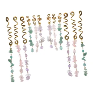 Dreadlock Hair Accessories Braids Cuffs Set National Fashion Headband Hair Jewelry Braid Charms