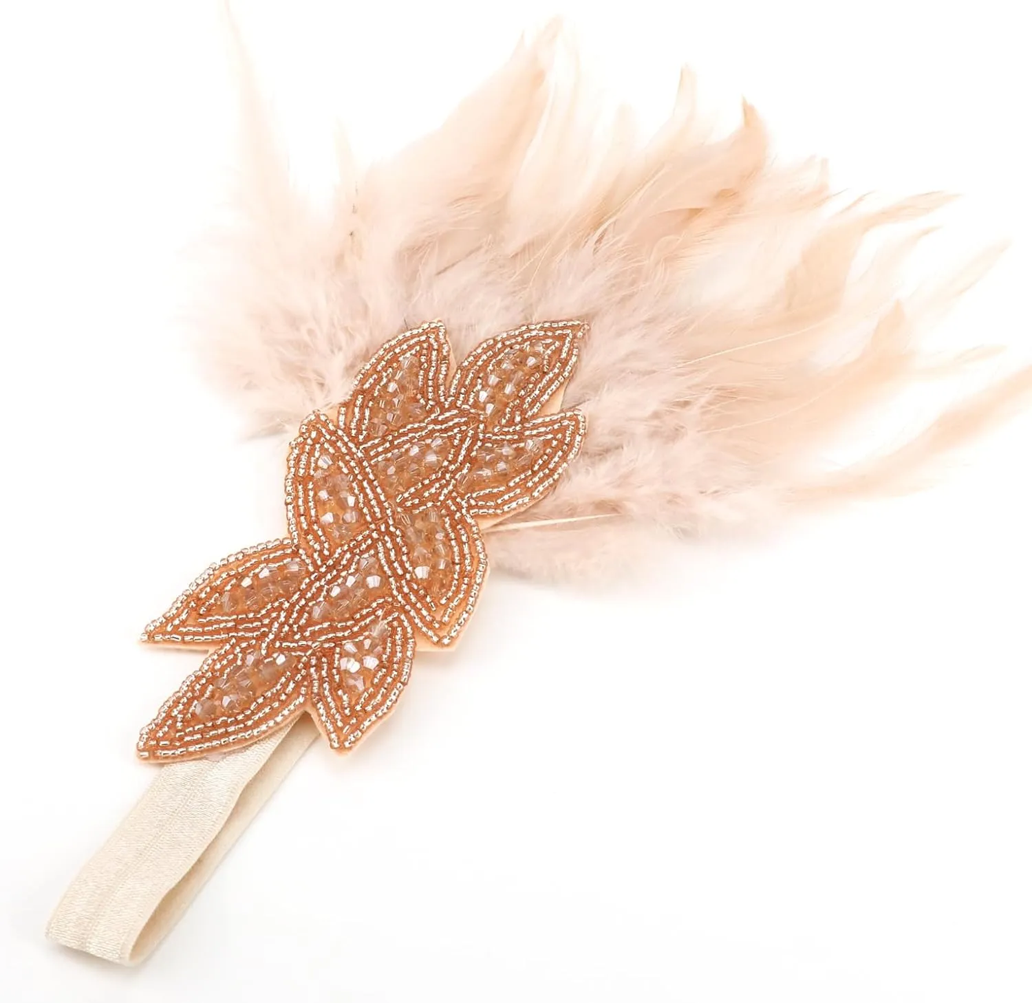DRESHOW 1920s Great Gatsby Accessories Set for Women Flapper Costume Accessories Feather Headband Roaring 20s Accessories Set