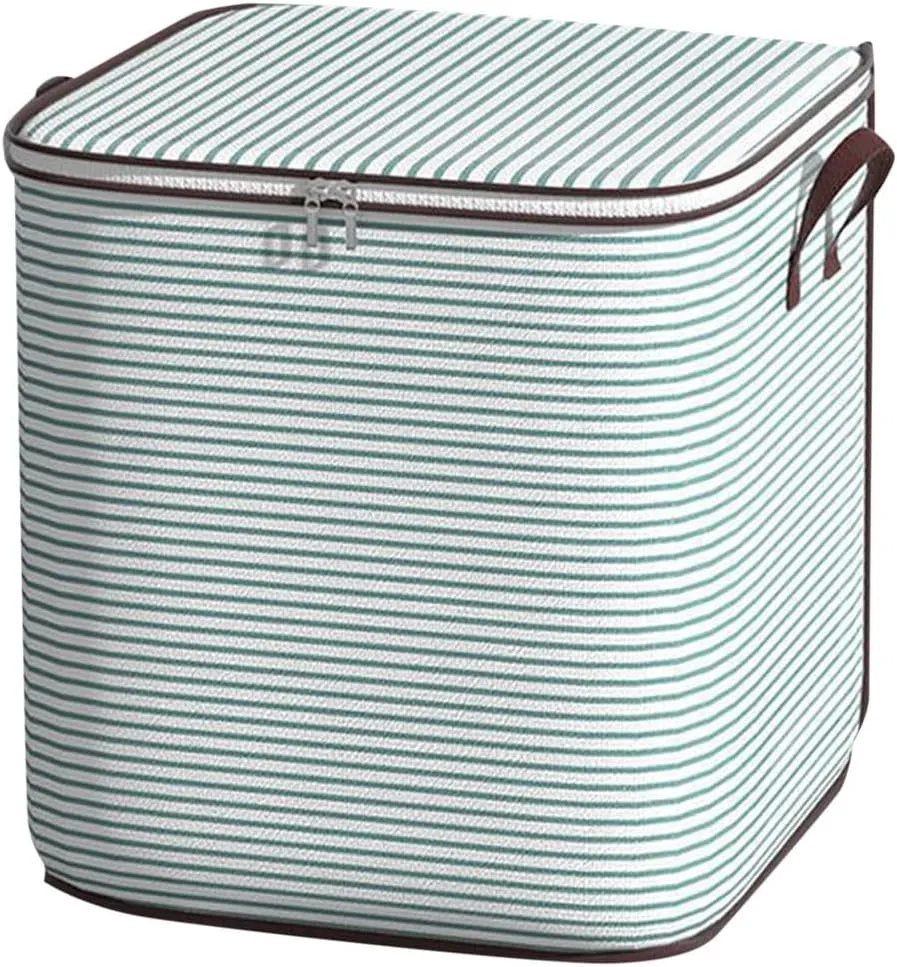 Foldable Closet Organizers and Storage with Sturdy Handle & Zipper Moving Boxes Under Bed Storage Containers Clothing Storage Extra Large Storage Bags for Closet, Comforter, Blankets, Bedding