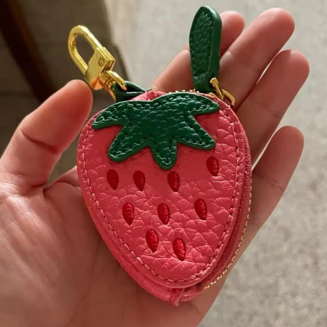 Fruit Bag Accessories Charms for Handbags Cute Strawberry Backpack Purse Charm Y2k Keychain