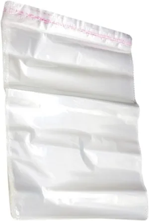 Garneck Self-sealing Plastic Garment Bags 100pcs Transparent Bags for Clothes Packaging Odorless Self- Ideal for Storage