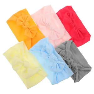 GARVALON 6pcs Headbands Adorable Bow Hairbands for Soft Elastic Hair Accessories Comfortable Fit for Everyday Wear and Special Occasions
