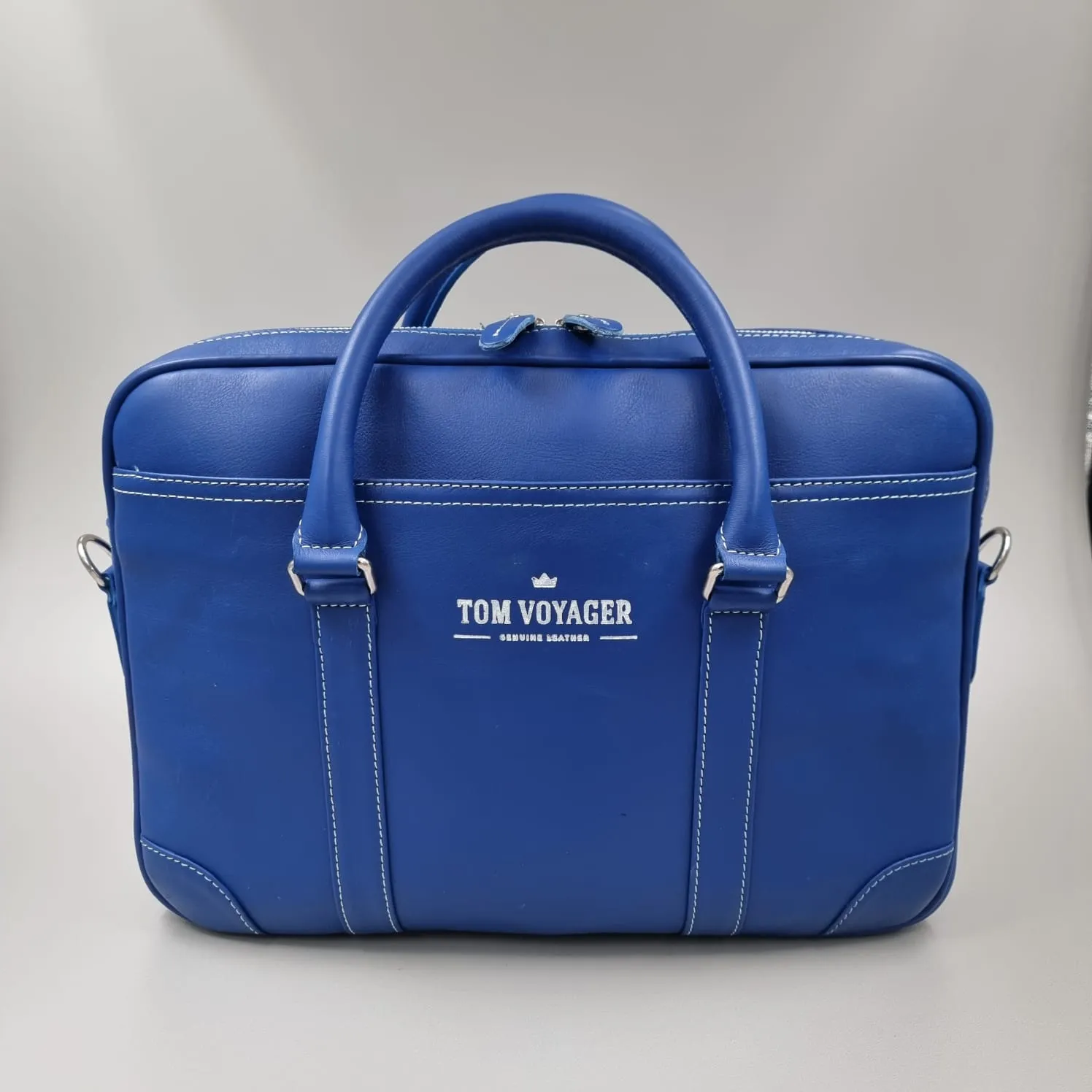 Hayden Leather Bag - Blue