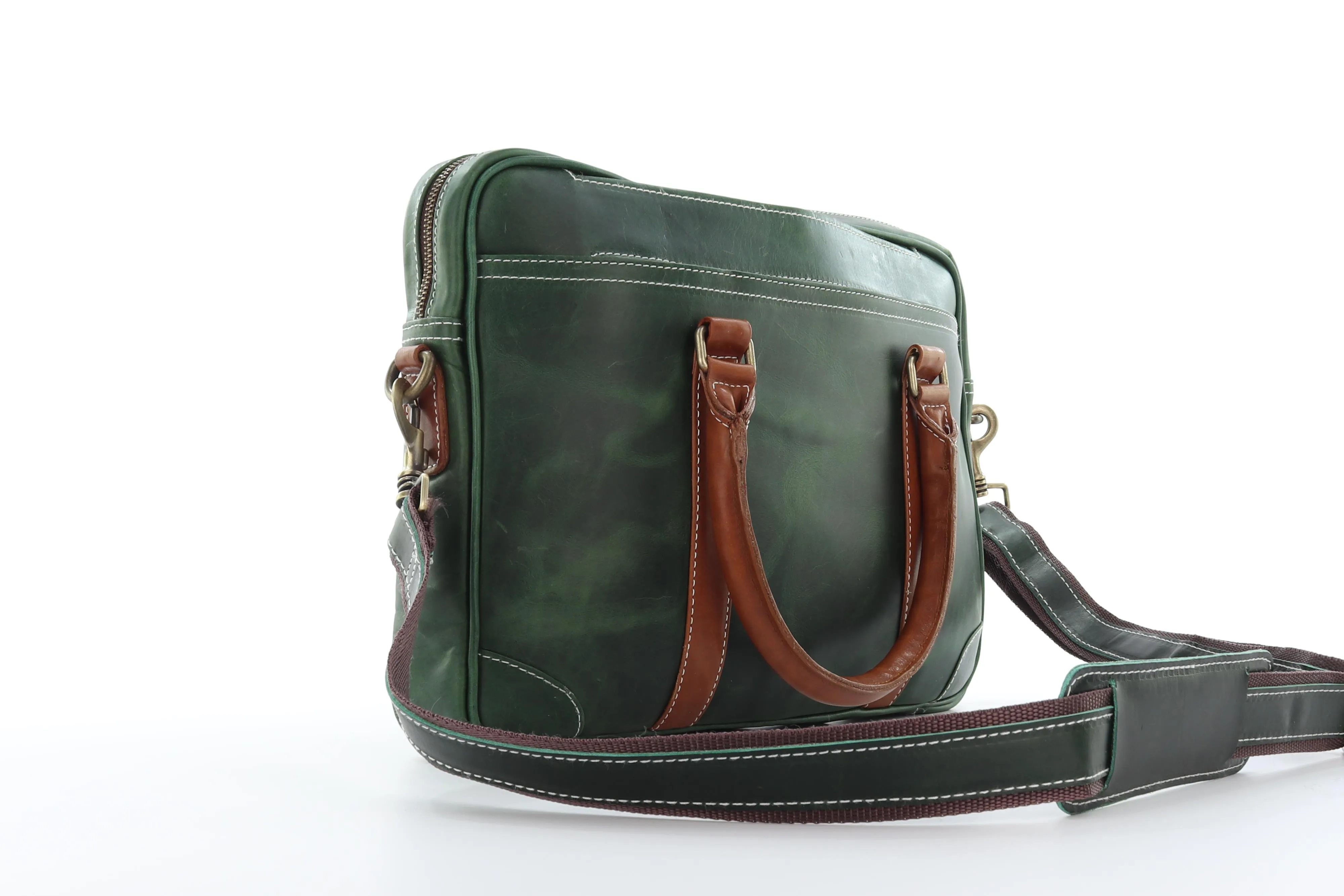 Hayden Leather Bag - Green