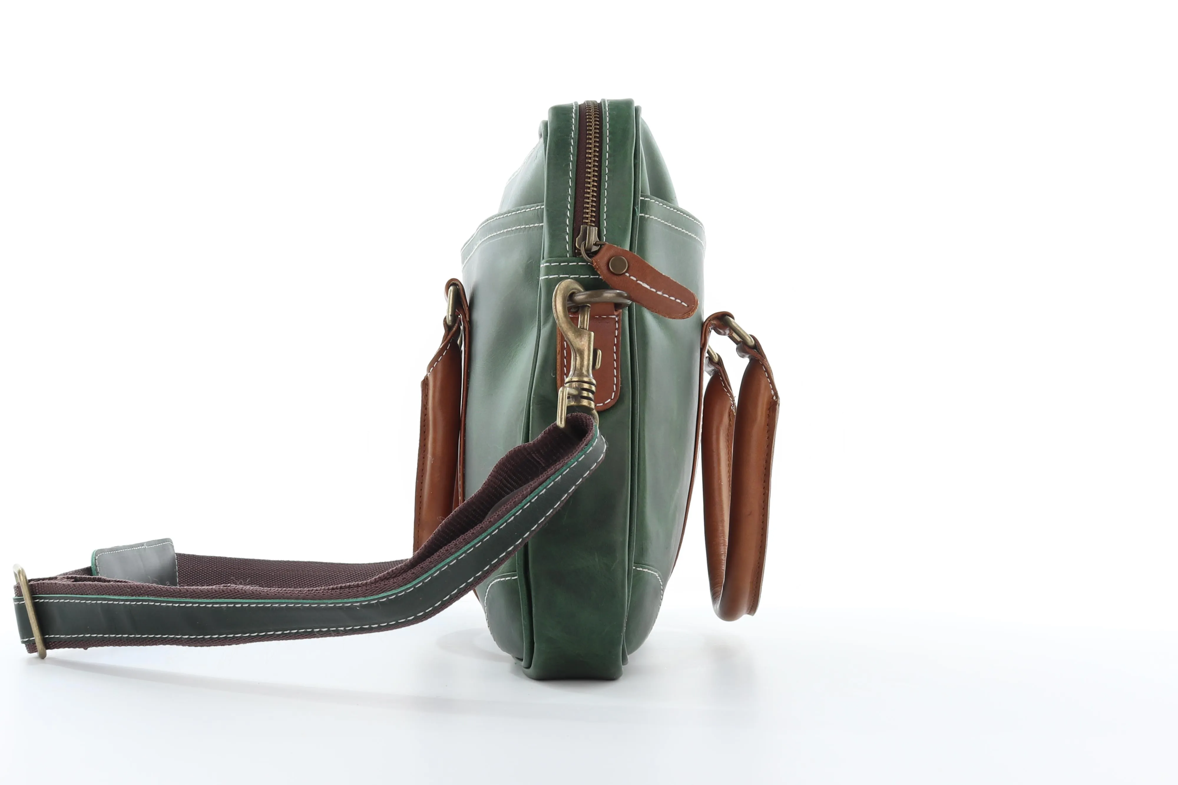 Hayden Leather Bag - Green