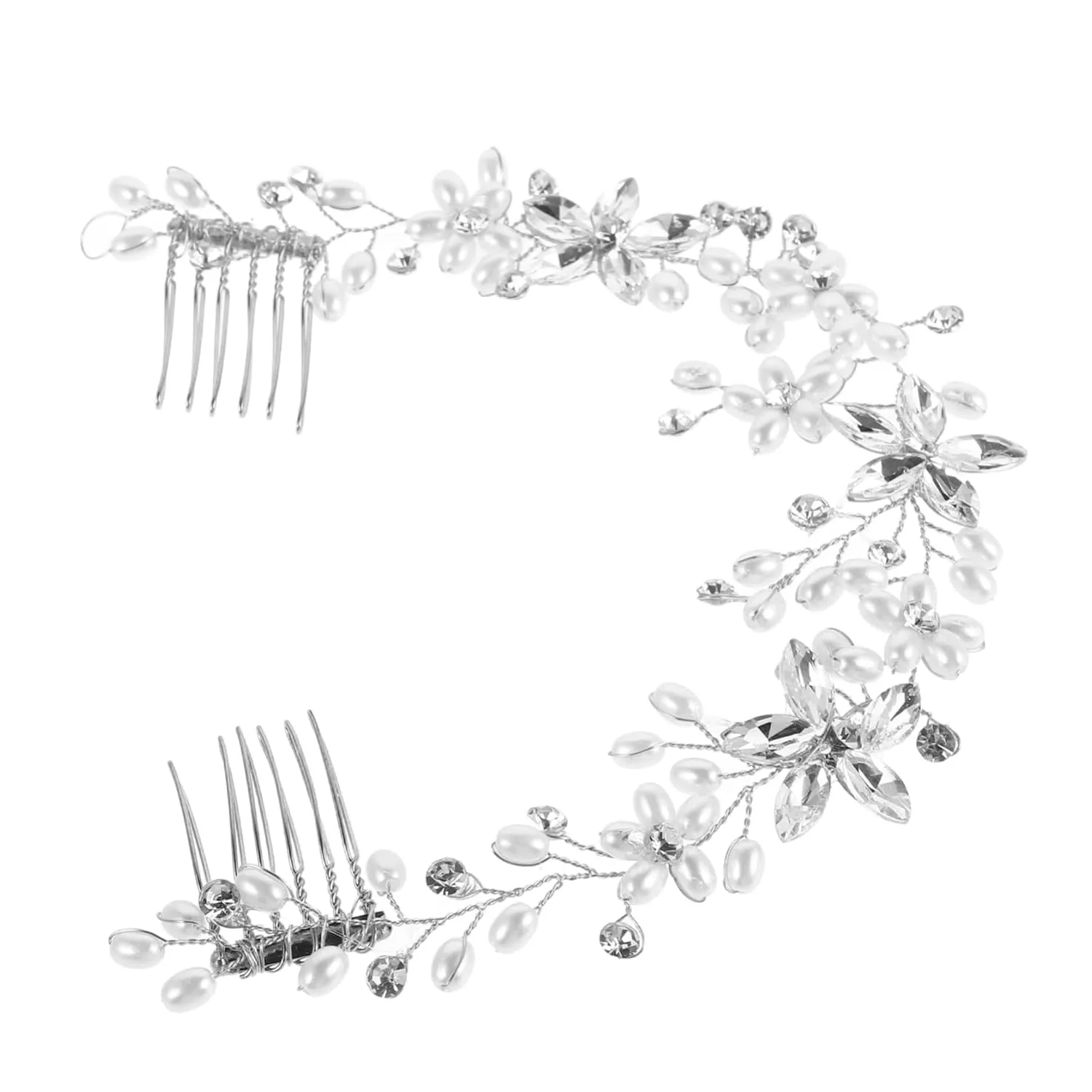 KESYOO Elegant Bridal Hair Accessories Wedding Rhinestone Hair Vine Wedding Hair Accessories Women Hair Accessories Hair Jewelry