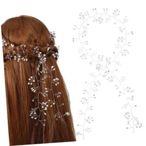 KESYOO Pearl Hairband Bridal Hair Accessories Wedding Hair Pieces Elegant Headpiece for Wedding