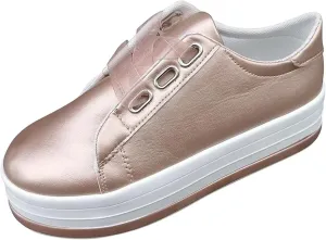 Ladmiple Shoes For Women Sneakers Slip Ons Comfort Casual Canvas Shoes Summer Fashion Platform Walking Flats Loafers