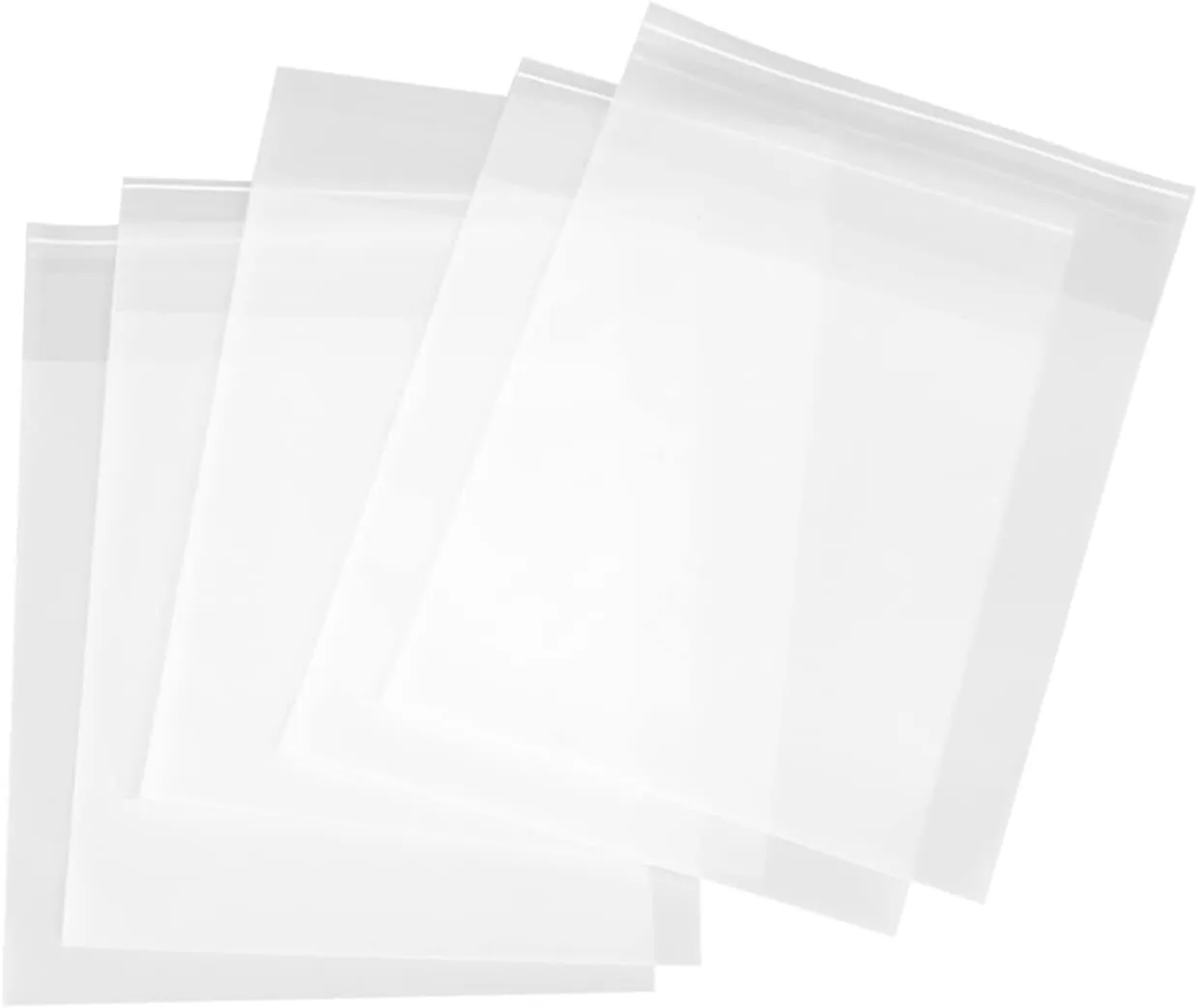Large Bags for Clothing 50pcs Garment Bags Self-seal for Packing and Shipping Organize Your Belongings