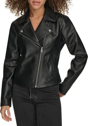 Levi's Women's Moto Jacket with Welt Pockets
