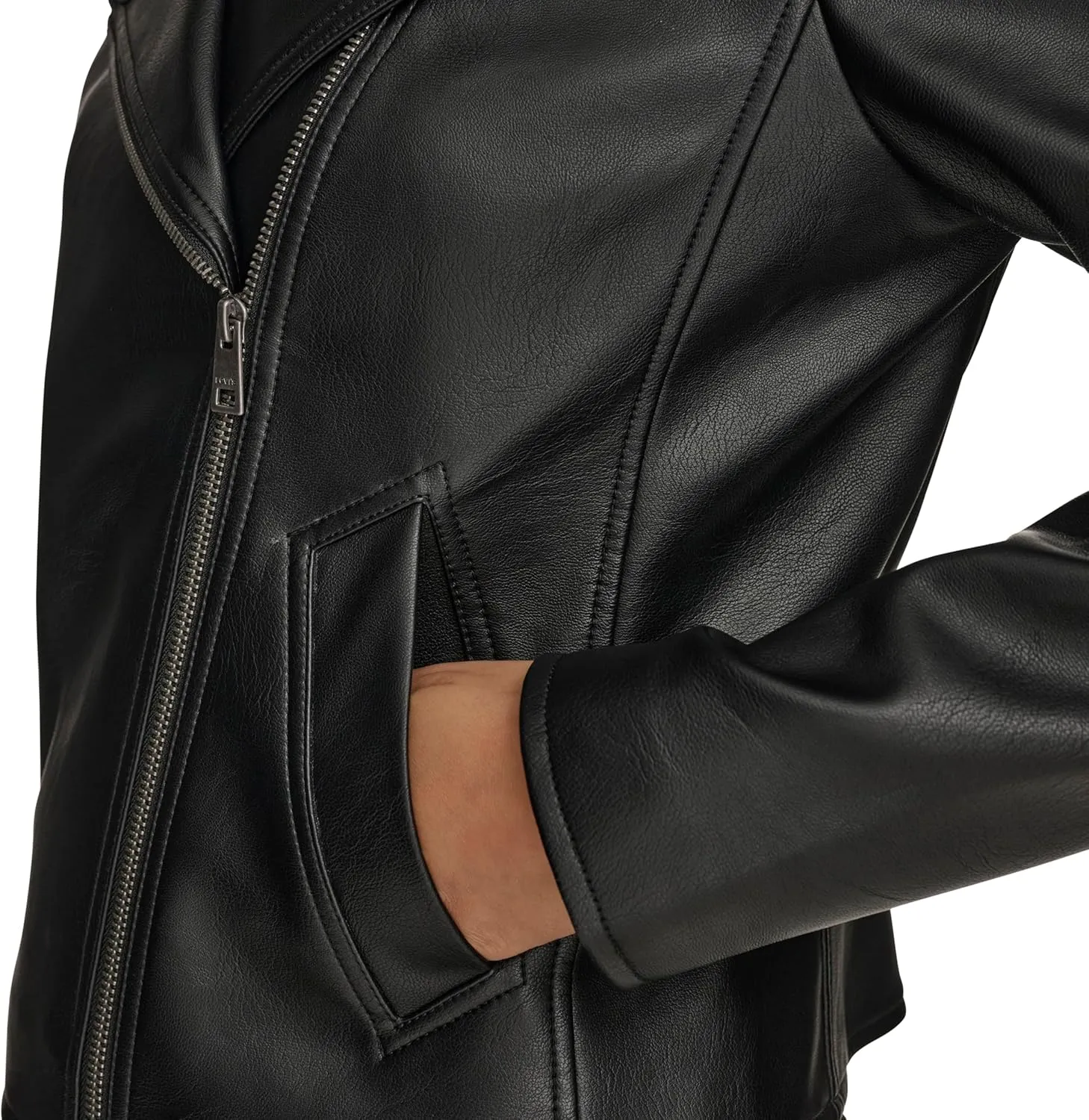Levi's Women's Moto Jacket with Welt Pockets