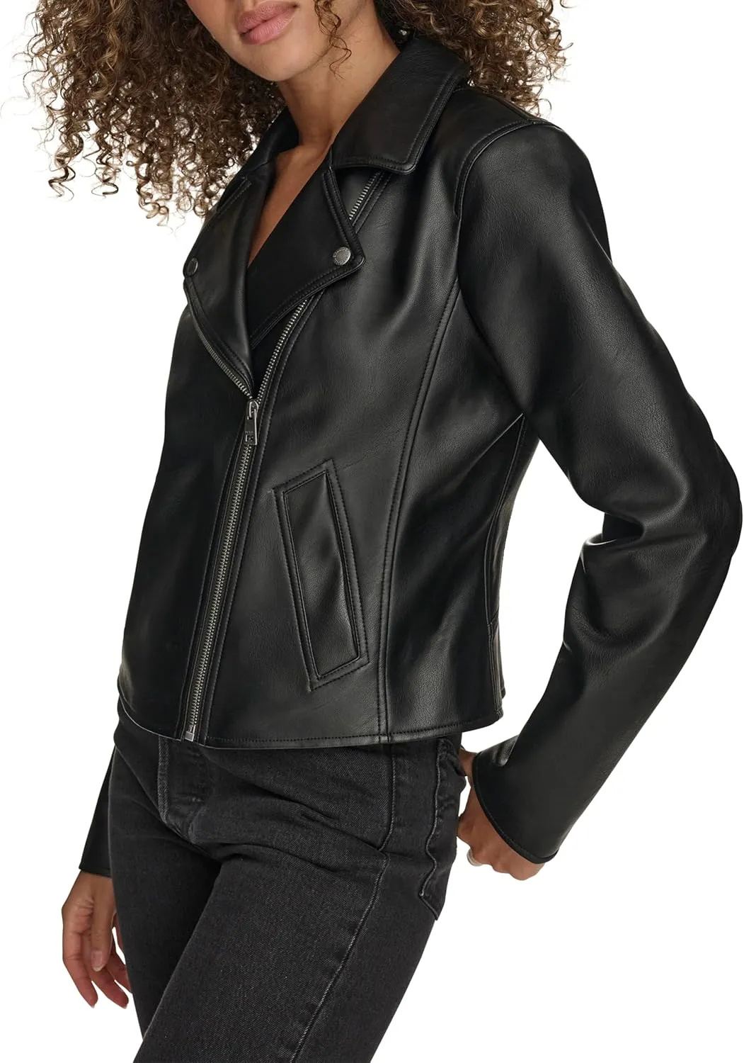 Levi's Women's Moto Jacket with Welt Pockets