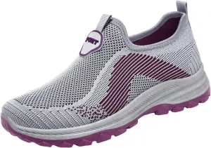 Lightweight Sneakers for Women Size 8 Wide Slip On Shoes Women Mule Sneakers Canvas Shoes for Women Platform Sneakers for Women Slip On Senior Womens Slip On Light Weight Walking Shoes