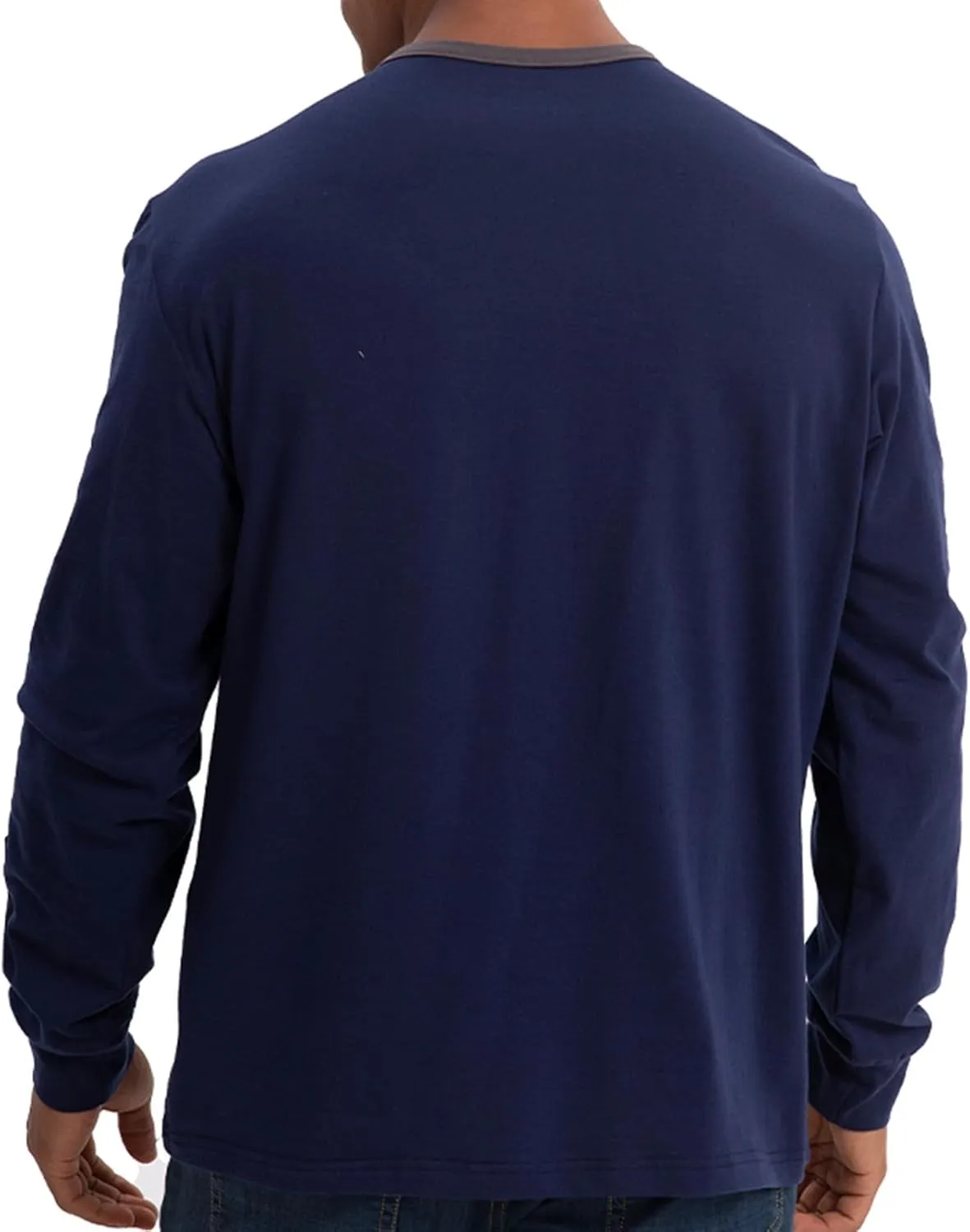 Long Sleeve Polo Shirts for Men Big and Tall Button Down Shirt Tops Casual Cotton Classic Work Collared Basic Golf Shirt