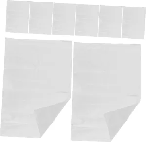 MAGICLULU 10Pcs Transparent Plastic Storage Bags for Clothes Garment Packing and Food Storage Reusable Easy Access with Zipper Design for Organizing Wardrobe and Shipping