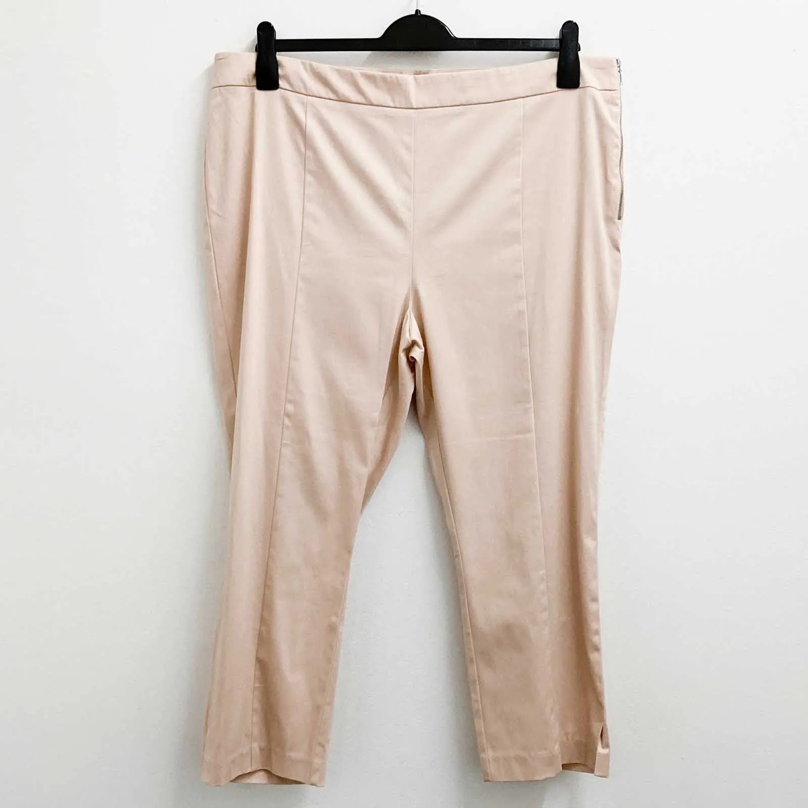M&Co Trousers Size 20 Dusty Pink Tailored Cropped