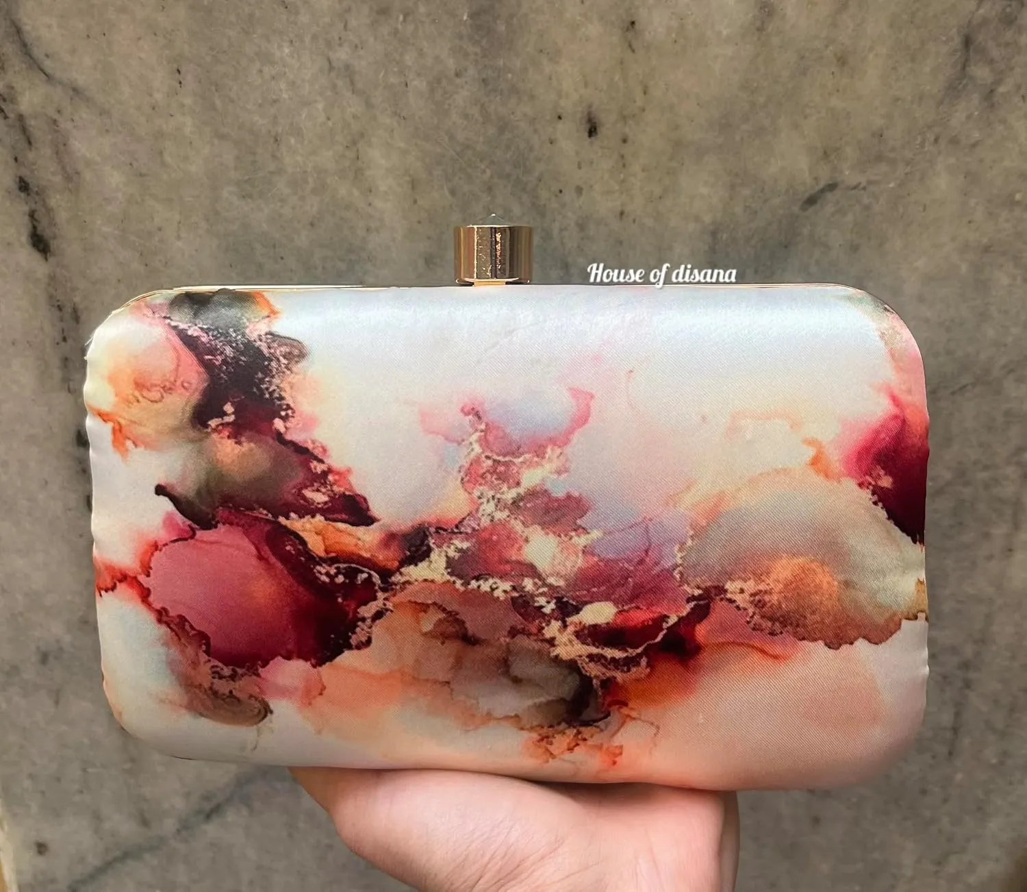 Marble Abstract Lightweight Clutch Bags Formal Party Wedding Purses Cocktail Prom Casual Tote Handbags (Design Patterns 5)