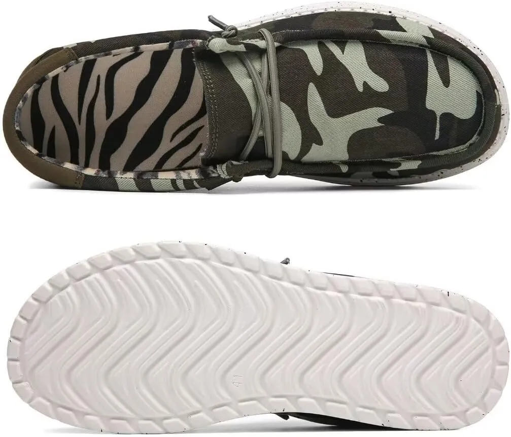 Men's Causal Canvas Loafers & Slip-ons, Lightweight Comfortable and Breathable Loafers Shoes for Men, Zapatos Mocasines para Hombre