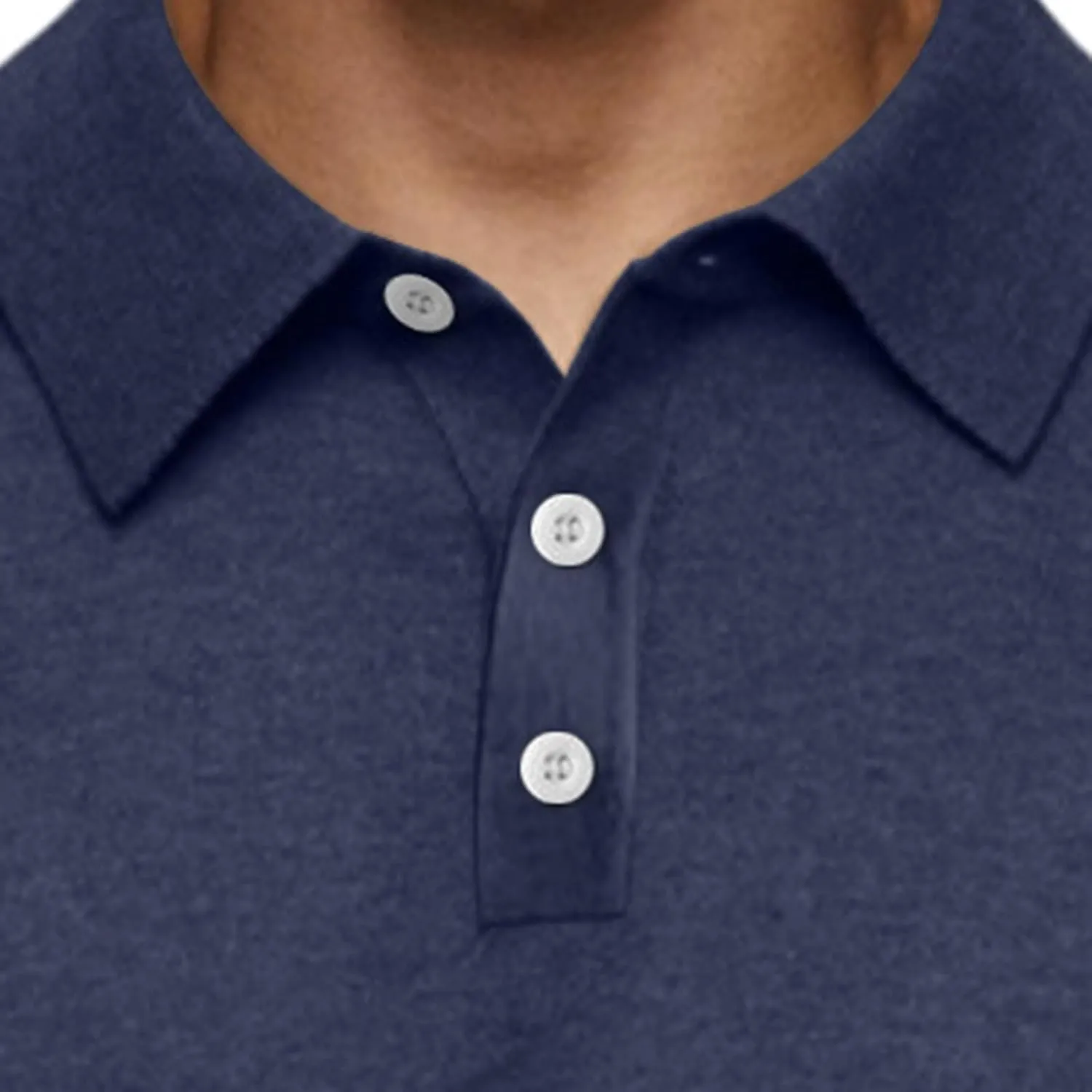 Men's Fashion Casual Comfortable Shirt Shirt Autumn Winter Long-Sleeved V-Neck Buttons Solid Colour Bottoming
